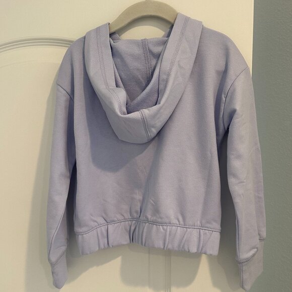 OshKosh Kid Hooded Fleece Pullover Girls Size 4/4A Light Purple - Picture 2 of 3